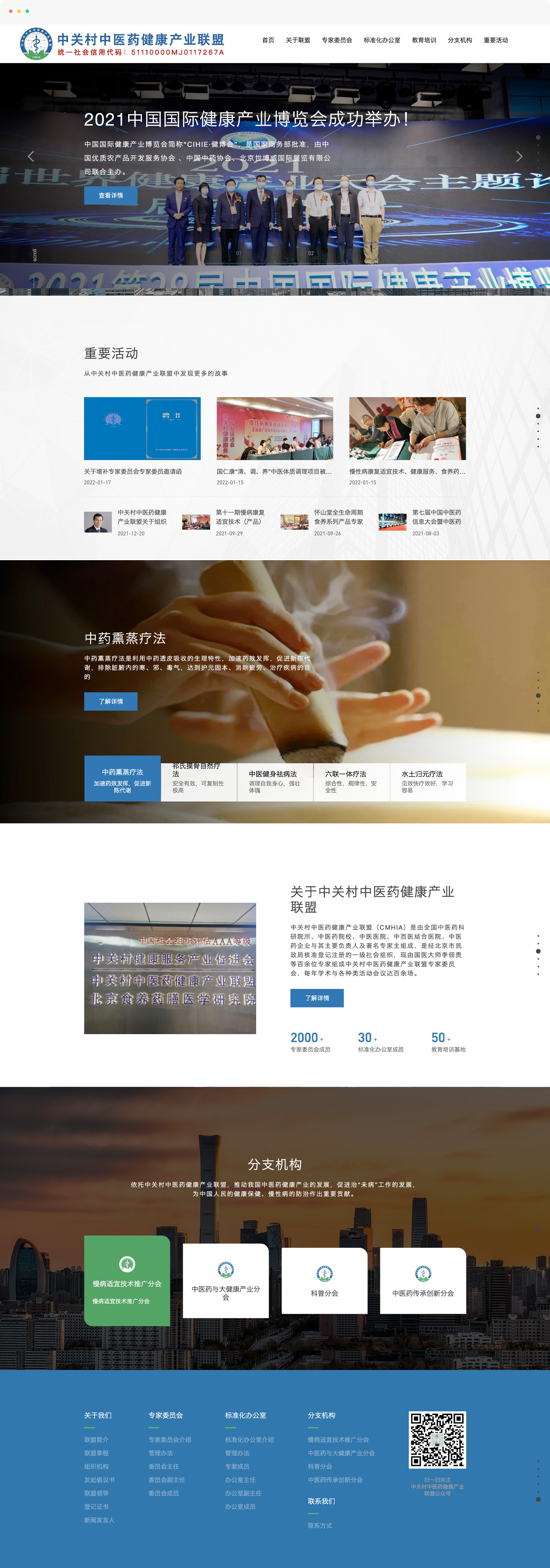 中医药网站建设